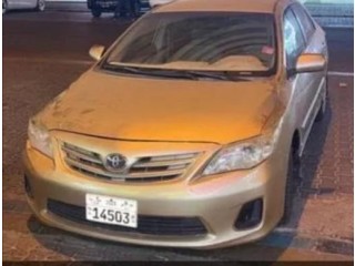 Toyota corolla 2012