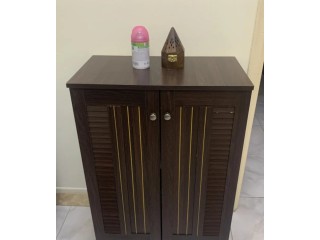 Wooden shoe cabinet