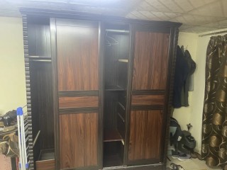 Wooden wardrobe