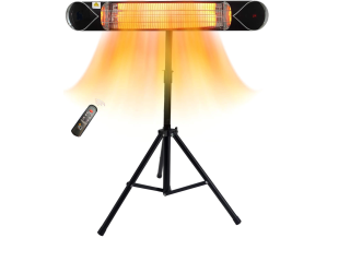 Electric outdoor weatherproof heater (options available for floor stand or wall mounted)