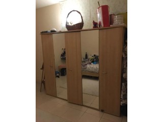 Wooden wardrobe