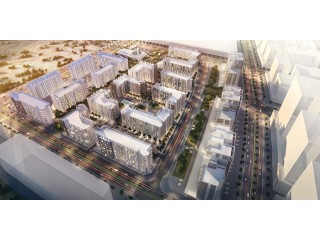 Two-bedroom apartment and a hall in New Sharjah, Downtown, overlooking green spaces (without any commission)