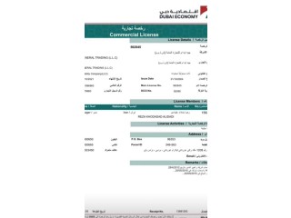 Trad license dubai for sale