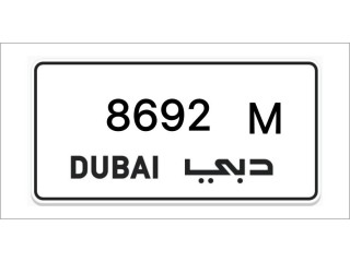 Dubai plate number