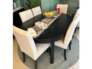 6 person dining table