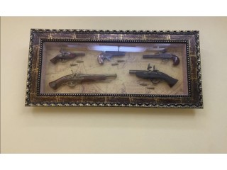 Gun frame decor