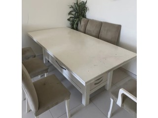 7 person dining table