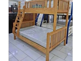 Wooden bunk bed