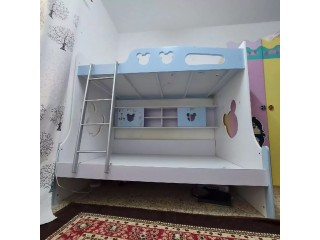 Wooden bunk bed