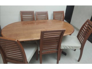 6 person dining table