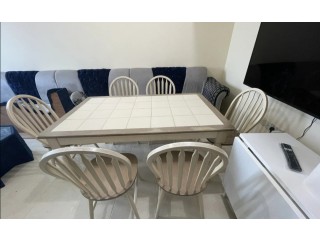 6 person dining table