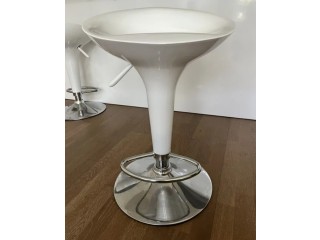 White bar stool