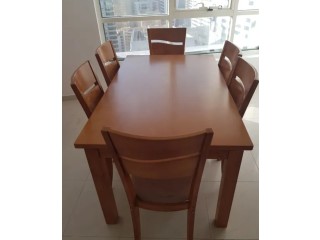 6 person dining table