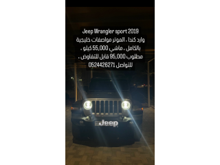 Jeep Wrangler sport 2019 for sale