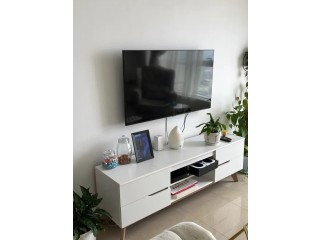 Wooden tv table
