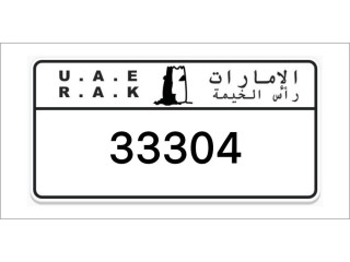 Ras Al Khaimah Number Plates