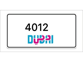 Dubai Number Plates